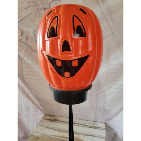 Pumpkin blow mold cover pathway Halloween decor light up - Picture 3 of 10
